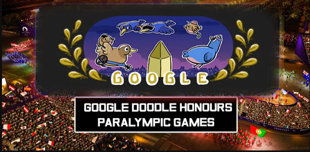 Paralympics 2024 Google Doodle
