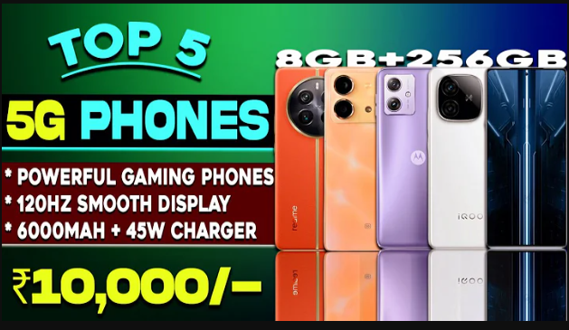 Top 5 Smartphones Under ₹10000 in India